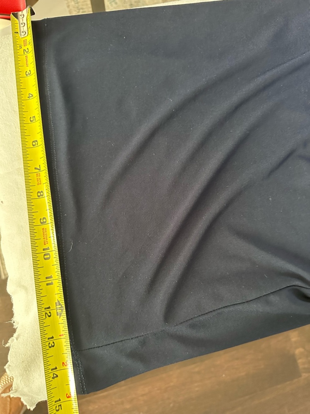 Vince Camuto Navy Sleeveless Jumpsuit Cowl Neck Elastic Waist Wide Leg Pants L - Picture 10 of 12